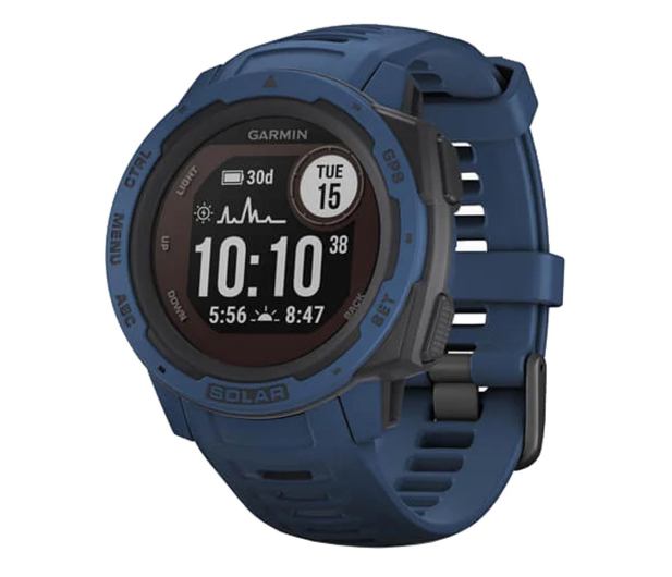 Garmin Instinct Solar niebieski - 578823 - zdjęcie